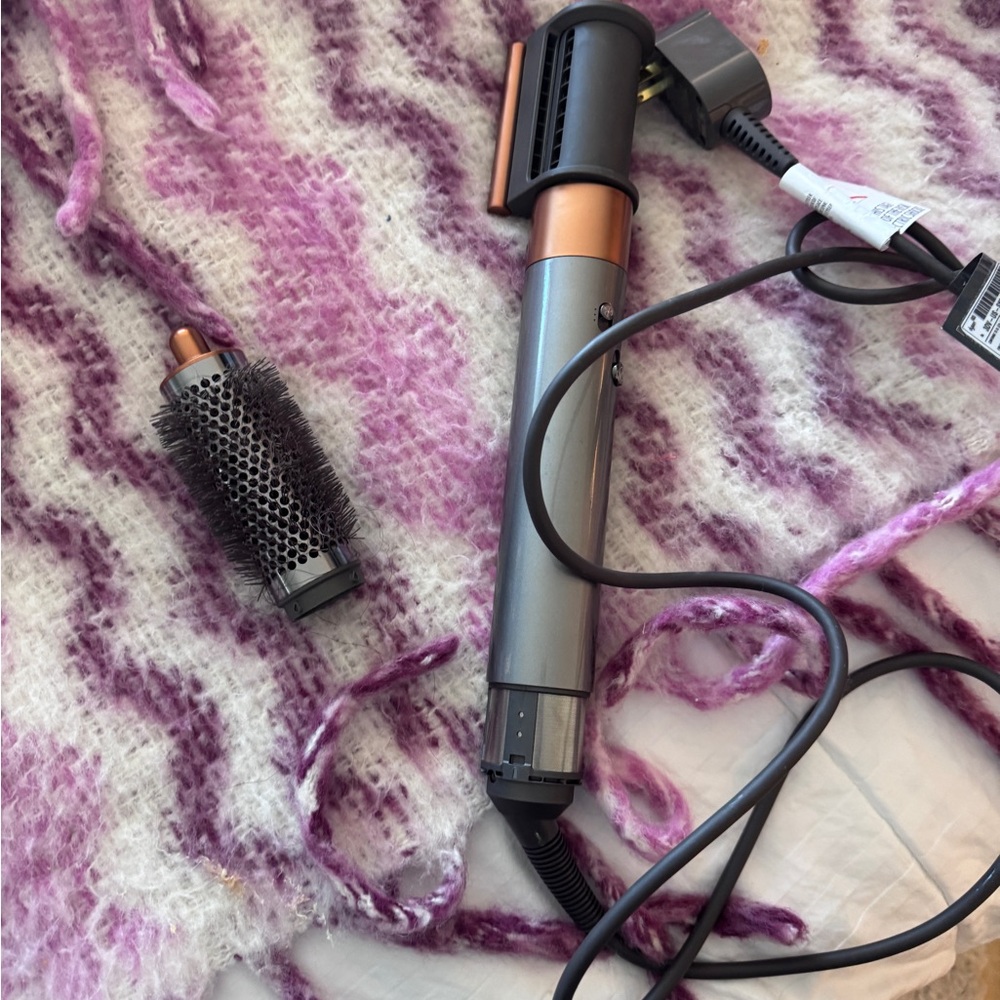 Dyson airwrap Hair Tool in Silver and Copper